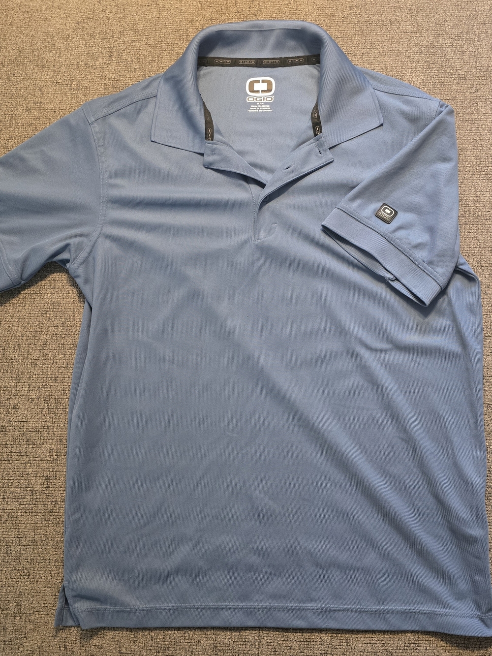 OGIO Men's Dusty Blue Performance Polo
